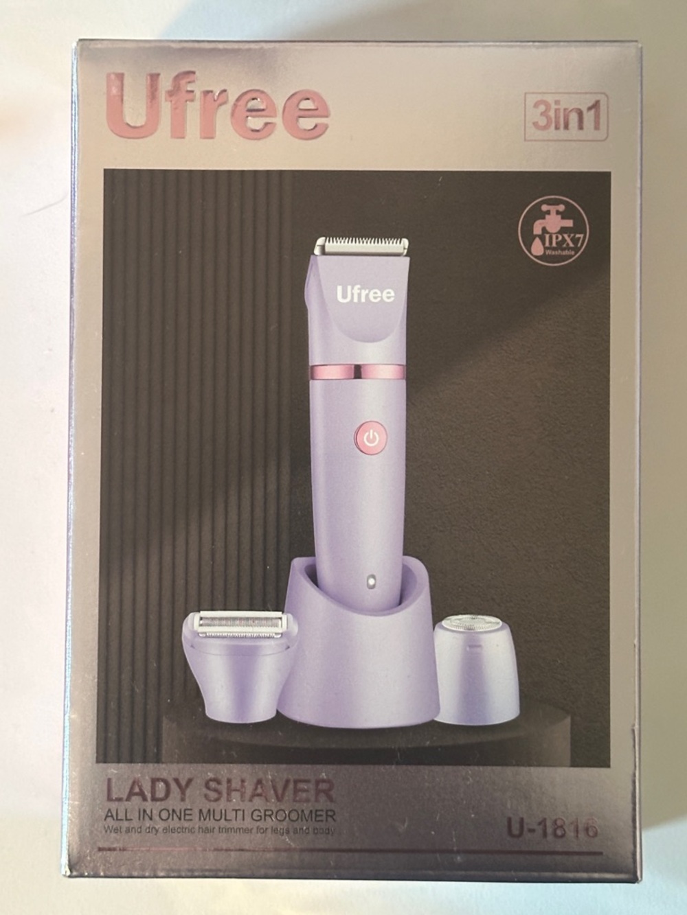 Ufree Lavender 3-in-1 Lady Shaver